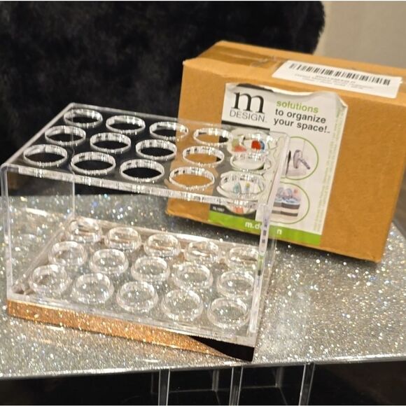 MDesign Plated Makeup Brush Organizer - Picture 9 of 10